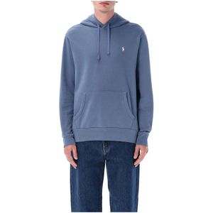 Polo Ralph Lauren, Heren, Sweatshirts & Hoodies, Blauw, Maat: XL Katoen,