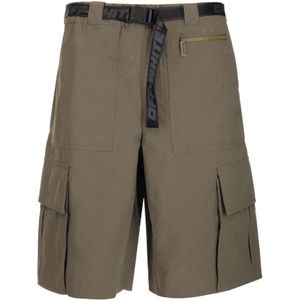 Off White, Heren, Korte broeken, Groen, Maat: S Polyamide,