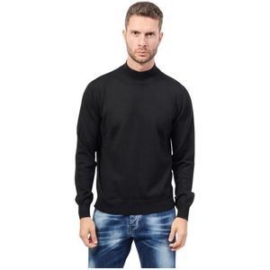 Gran Sasso, Heren, Truien, Zwart, Maat: 3XL Wol,