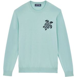 Vilebrequin, Heren, Truien, Blauw, Maat: S Katoen,