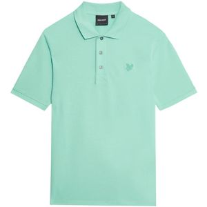 Lyle & Scott - Superfijne Polo Shirt - Groen - Katoen - Korte Mouw