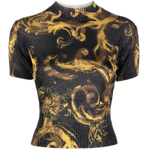 Versace Jeans Couture - Top - Multicolor - Viscose/Metaalvezel