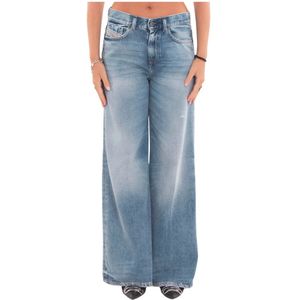 Diesel, Dames, Jeans, Blauw, Maat: W26 Katoen,