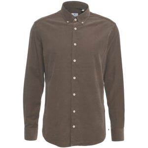 Bastoncino, Heren, Overhemden, Bruin, Maat: L Katoen,