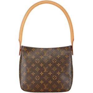 Louis Vuitton Vintage, Dames, Pre-owned, Bruin, Maat: ONE Size Leer,
