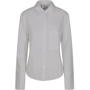 Courrèges, Dames, Blouses & Shirts, Wit, Maat: S