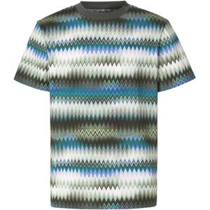 Missoni, Heren, Tops, Groen, Maat: L Katoen,