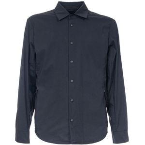 Aspesi, Heren, Overhemden, Blauw, Maat: XL Katoen,