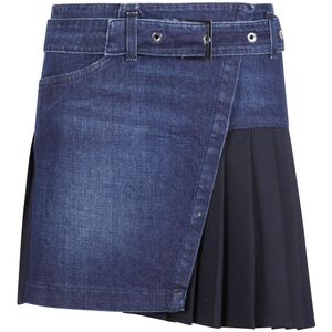 Dondup, Dames, Rokken, Blauw, Maat: W27 Denim,