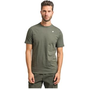 K-Way, Heren, Tops, Groen, Maat: M