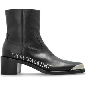 Off White, Heren, Schoenen, Zwart, Maat: 40 EU Leer,