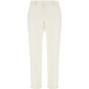 Dondup, Heren, Broeken, Wit, Maat: W34 Denim,