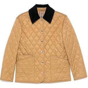 Burberry, Dames, Jassen, Bruin, Maat: L