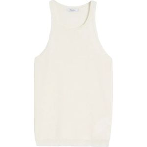 Max Mara, Dames, Tops, Beige, Maat: L Katoen,