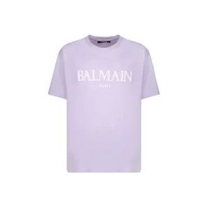 Balmain T-Hemden , Purple , Heren , Maat: S