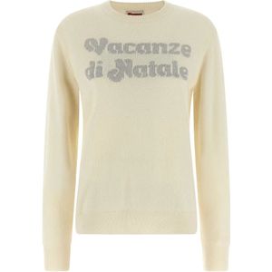 MC2 Saint Barth, Dames, Truien, Beige, Maat: S Wol,