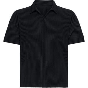 Issey Miyake, Heren, Tops, Zwart, Maat: M Poliester,