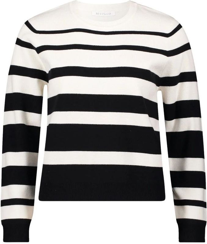 Betty & Co - Gebreide Trui - Zwart - Dames