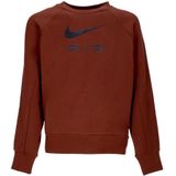 Nike - Lightweight Crewneck Sweatshirt - Bruin - Heren - Katoen