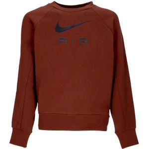 Nike - Lightweight Crewneck Sweatshirt - Bruin - Heren - Katoen