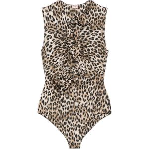 N21, Dames, Badkleding, Bruin, Maat: M