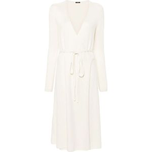 Joseph, Dames, Jurken, Wit, Maat: S Linnen,