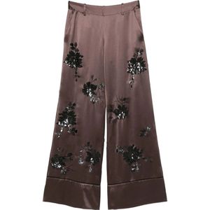 Ermanno Scervino, Dames, Broeken, Bruin, Maat: 2XS