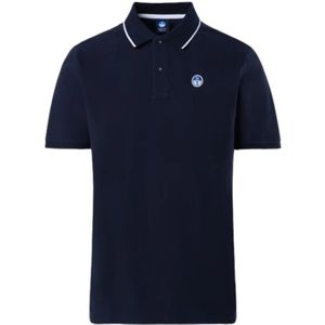 North Sails, Heren, Tops, Blauw, Maat: S Katoen,