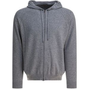 Herno, Heren, Sweatshirts & Hoodies, Grijs, Maat: M Kasjmier,