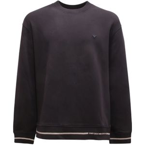 Armani, Heren, Sweatshirts & Hoodies, Blauw, Maat: 3XL