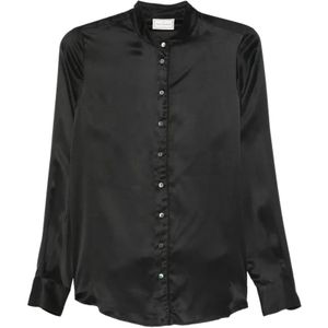 Pierre-Louis Mascia, Dames, Blouses & Shirts, Zwart, Maat: S Zijde,