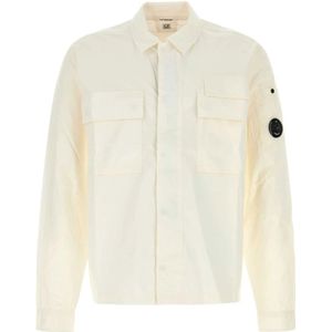 C.p. Company, Heren, Overhemden, Beige, Maat: M