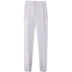 Emporio Armani, Dames, Broeken, Wit, Maat: XS Viscose,