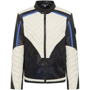 Carlo Colucci - Bikerjas - Zwart - Leer - Unieke Badge