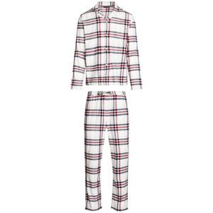 Tommy Hilfiger - Pyjama en Huisschoenen Set - Tartan - Relaxed Fit - Viscose