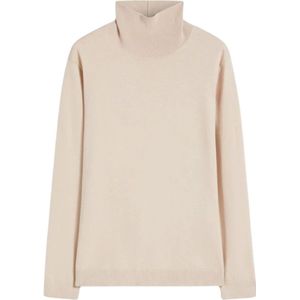 Weekend Max Mara, Dames, Truien, Beige, Maat: XS Zijde,