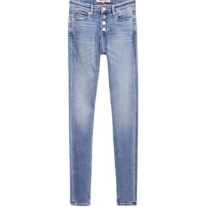 Tommy Jeans, Dames, Jeans, Blauw, Maat: W26 Denim,
