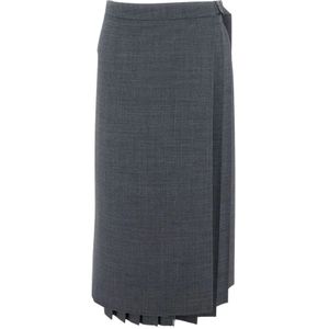 True Royal, Dames, Rokken, Grijs, Maat: XL Wol,