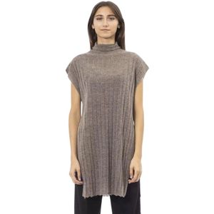 Alpha Studio, Dames, Truien, Bruin, Maat: M