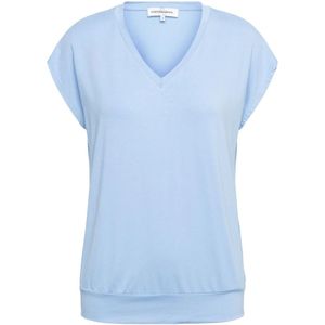 &Co Woman, Dames, Tops, Blauw, Maat: XS Viscose,