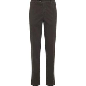 Canali, Heren, Broeken, Bruin, Maat: 2XL Katoen,