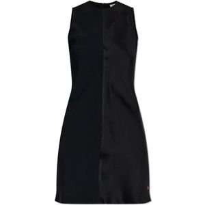 Ami Paris, Dames, Jurken, Zwart, Maat: 3XS Viscose,