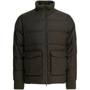 Herno, Heren, Jassen, Groen, Maat: L Wol,