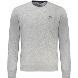 North Sails - Grijze Wollen Trui met Kasjmier - Heren
