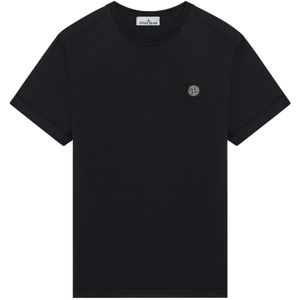 Stone Island, Heren, Tops, Blauw, Maat: 2XL Katoen,