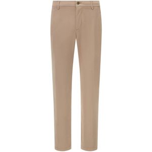 Boggi Milano - Pantalon - Taupe - Lang/maxi - Regular