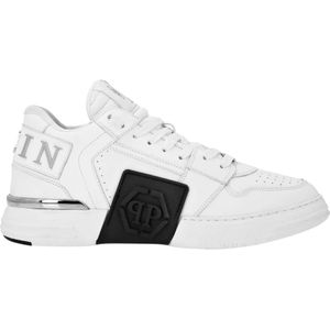 Philipp Plein, unisex, Schoenen, Wit, Maat: 39 EU Leer,
