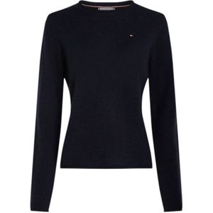 Tommy Hilfiger, Dames, Truien, Blauw, Maat: XS Wol,