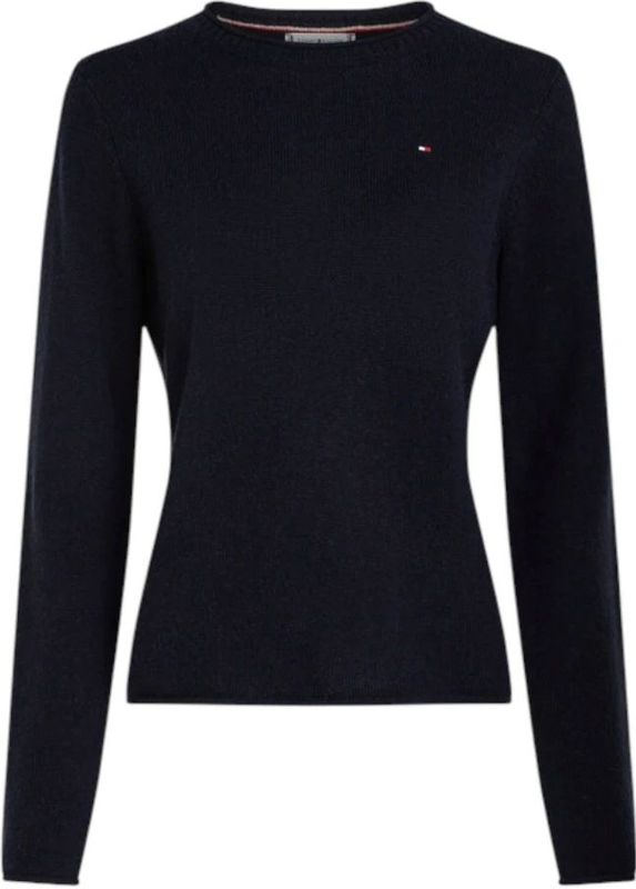 Tommy Hilfiger, Dames, Truien, Blauw, Maat: XS Wol,