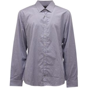 Gucci, Heren, Overhemden, Blauw, Maat: 3XL